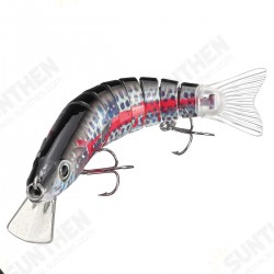 15.5cm Fishing Lure 8-Segement Pike Lure With Mouth Swim bait Fishing Bait