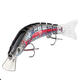 15.5cm Fishing Lure 8-Segement Pike Lure With Mouth Swim bait Fishing Bait