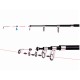 1.5m/1.8m/2.1m/2.4m High Carbon Telescopic Fishing Rod Set Portable Fishing Pole Set