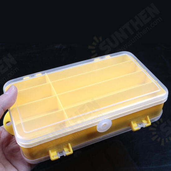 17.5x9.5x4cm Fishing Tackle Box Fish Lure Box Fishing Hook Storage Case For Outdoor Fishing Hunting