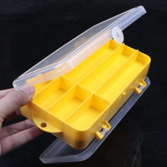 17.5x9.5x4cm Fishing Tackle Box Fish Lure Box Fishing Hook Storage Case For Outdoor Fishing Hunting