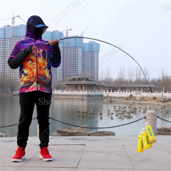 1.8-3.6m Fishing Rod Telescopic 42cm Portable Fishing Pole Fishing Tackle