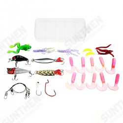 18/20/22/28/29/33 Pcs Fishing Lure Set Fish Bait And Fish Hook Set Multifunctional Fishing Accessories With Box 18/20/22/28/29/33 Pcs Fishing Lure Set Fish Bait And Fish Hook Set Multifunctional Fishing Accessories With Box