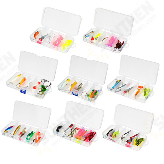 18/20/22/28/29/33 Pcs Fishing Lure Set Fish Bait And Fish Hook Set Multifunctional Fishing Accessories With Box