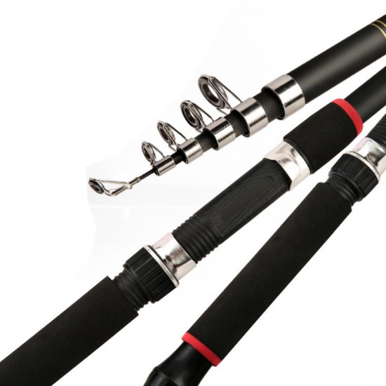 1.8/2.1/2.4/3/3.6m Telescopic Fishing Rod Portable Sea Spinning Pole Fishing Tools
