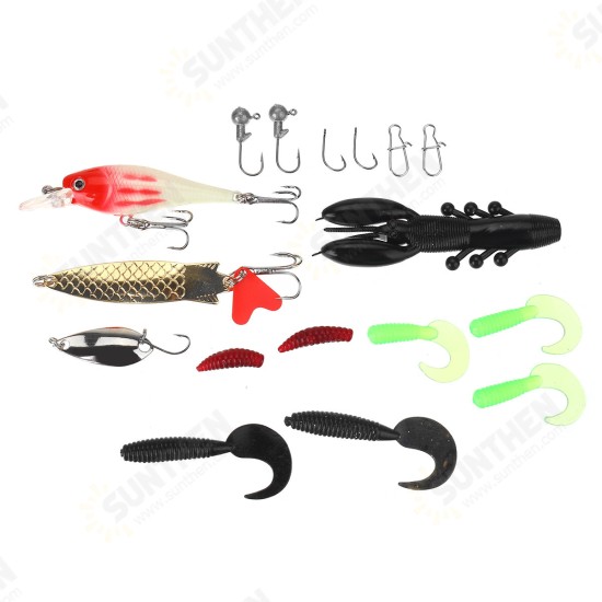 18/56/106/122/164/280 pcs Fishing Lures Set Multifunctional Fishing Accessories Fishing Bait Set