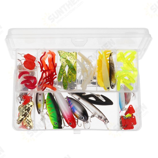 18/56/106/122/164/280 pcs Fishing Lures Set Multifunctional Fishing Accessories Fishing Bait Set