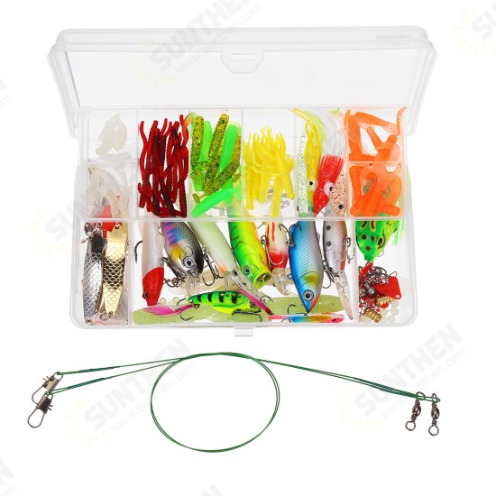 18/56/106/122/164/280 pcs Fishing Lures Set Multifunctional Fishing Accessories Fishing Bait Set