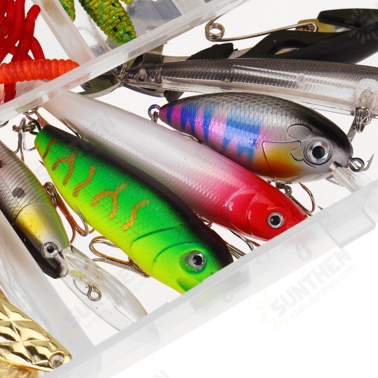 18/56/106/122/164/280 pcs Fishing Lures Set Multifunctional Fishing Accessories Fishing Bait Set