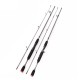 1.8m 2.1M 2 Segments Fishing Rod Glass Steel Spinning Casting Fishing Pole