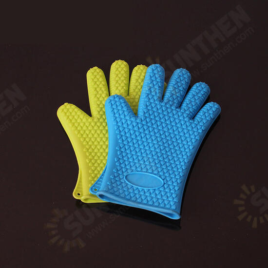 1PC 27*20CM Rubber Waterproof Anti-skid Thickening Fishing Gloves For Catching Fish