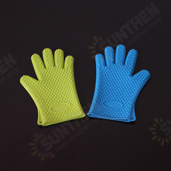 1PC 27*20CM Rubber Waterproof Anti-skid Thickening Fishing Gloves For Catching Fish