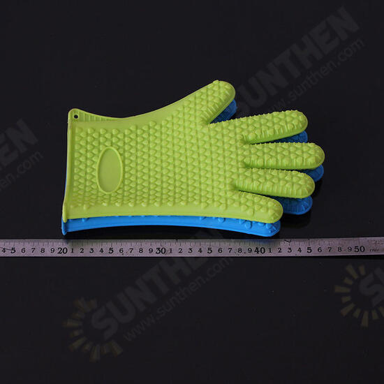 1PC 27*20CM Rubber Waterproof Anti-skid Thickening Fishing Gloves For Catching Fish