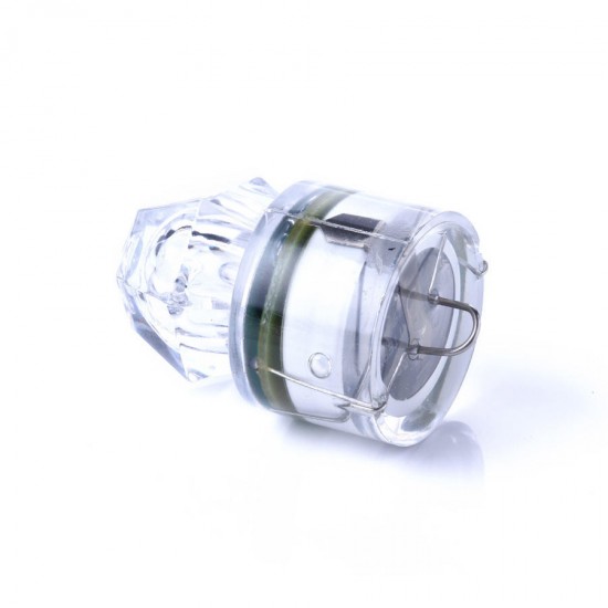 1PC LED Deep Sea Diamond Night Fishing Lamp Underwater Mini Transparent Attracting Light