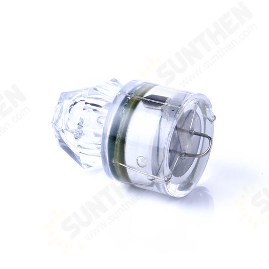 1PC LED Deep Sea Diamond Night Fishing Lamp Underwater Mini Transparent Attracting Light