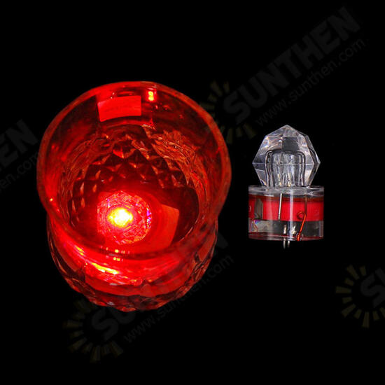 1PC LED Deep Sea Diamond Night Fishing Lamp Underwater Mini Transparent Attracting Light