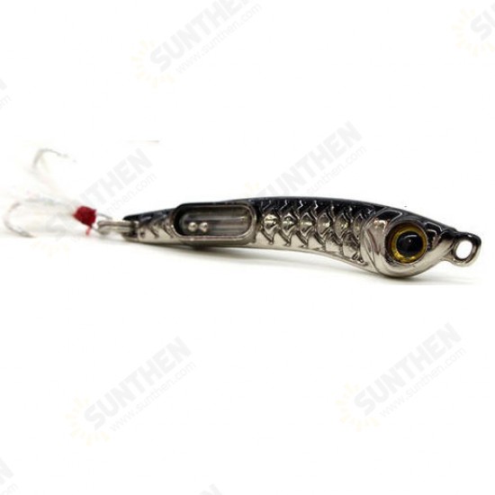 1PCS 10G 15G Luminous Metal Fishing Lures Bait Sequins Submarine Shore Cast Iron Plate Baits