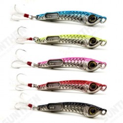 1PCS 10G 15G Luminous Metal Fishing Lures Bait Sequins Submarine Shore Cast Iron Plate Baits