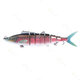 1PCS 17.8CM 38G 8-Section Fishing Lures ABS Lead Fish Jig Simulation With Fish 2 Hooks