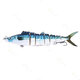 1PCS 17.8CM 38G 8-Section Fishing Lures ABS Lead Fish Jig Simulation With Fish 2 Hooks