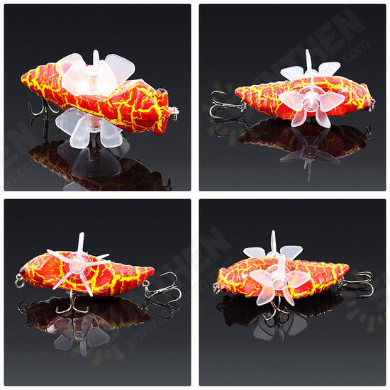 1PSC 7.5cm Artificial Bait Fishing Lure Insect Rotating Wings Swimbait Fishing Hook 1PSC 7.5cm Artificial Bait Fishing Lure Insect Rotating Wings Swimbait Fishing Hook