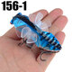 1PSC 7.5cm Artificial Bait Fishing Lure Insect Rotating Wings Swimbait Fishing Hook