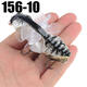 1PSC 7.5cm Artificial Bait Fishing Lure Insect Rotating Wings Swimbait Fishing Hook