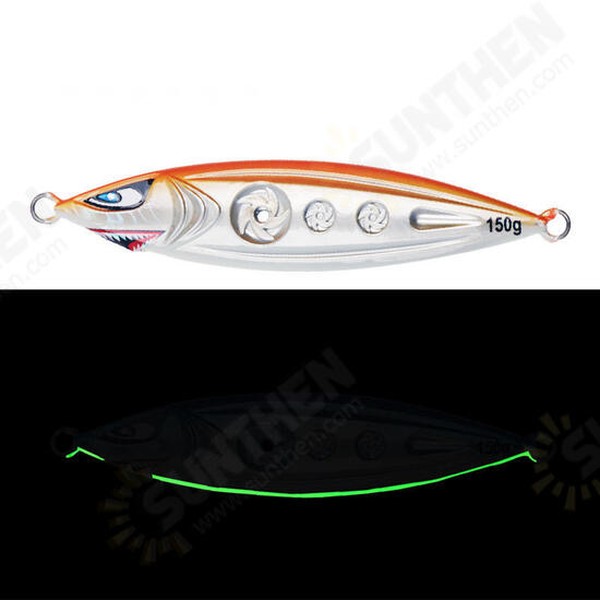 1PSC Hollow-out Luminous 3D Fishing Lure Popper Topwater Swim Crankbait Artificial Hard Bait