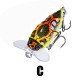1Pcs 4cm/4g Popper Artificial Insect Sytle Topwater Fishing Lure 8# Treble Hook
