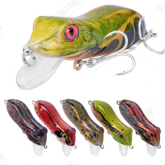 1pc 4cm 9.5g Pencil Popper Fishing Lure Crankbait Wobblers Plastic Frog Artificial Bait