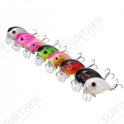 1pc 5cm 8g Wobbler Fat Crankbait Fishing Lure Artificial Bass Hard Bait Fishing Tackle
