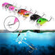 1pc 5cm 8g Wobbler Fat Crankbait Fishing Lure Artificial Bass Hard Bait Fishing Tackle