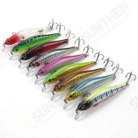 1pc 80mm/3.15inch 8.5g Magnet Minnow Fishing Lure Artificial Hard Bait Hook 3D Eyes Sea Fishing