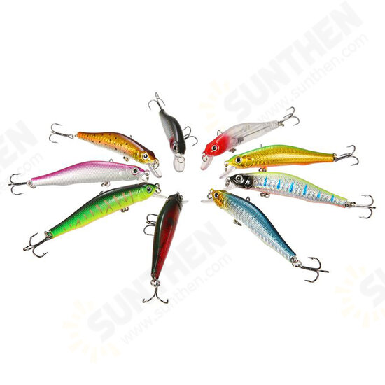 1pc 80mm/3.15inch 8.5g Magnet Minnow Fishing Lure Artificial Hard Bait Hook 3D Eyes Sea Fishing