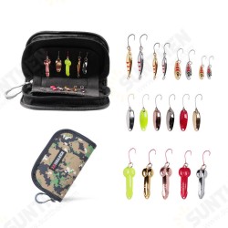 20 Pcs Fishing Lure 1.5-4cm Artificial Bait Portable Camping Fishing Bait Hooks With Storage Bag 20 Pcs Fishing Lure 1.5-4cm Artificial Bait Portable Camping Fishing Bait Hooks With Storage Bag