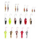 20 Pcs Fishing Lure 1.5-4cm Artificial Bait Portable Camping Fishing Bait Hooks With Storage Bag