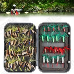 20 Pcs Fishing Lures Portable Metal Fly Hook Used for Trout Freshwater Saltwater Outdoor Fishing Tackle