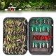 20 Pcs Fishing Lures Portable Metal Fly Hook Used for Trout Freshwater Saltwater Outdoor Fishing Tackle