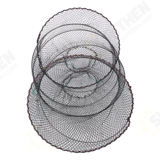 25-50cm Diameter Folding Fishing Net Cage Crabs Fish Crawdad Shrimp Bait Trap Cast Dip Case Fishing Tools 25-50cm Diameter Folding Fishing Net Cage Crabs Fish Crawdad Shrimp Bait Trap Cast Dip Case Fishing Tools