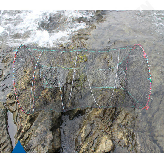 25-50cm Diameter Folding Fishing Net Cage Crabs Fish Crawdad Shrimp Bait Trap Cast Dip Case Fishing Tools 25-50cm Diameter Folding Fishing Net Cage Crabs Fish Crawdad Shrimp Bait Trap Cast Dip Case Fishing Tools