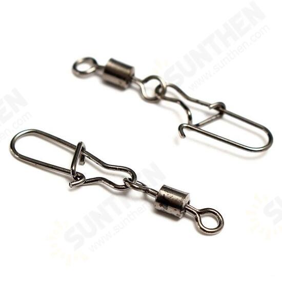 25Pcs Snap Links Swivels Fishing Tackle Enhanced Pin For Coarse Carp Sea Fishing