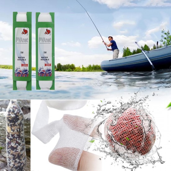 25mm Dissolving PVA Fishing Net Fishing Bait Thrower Fishing Cage Play Nest Device