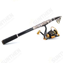 2.7m/3.3m 3000 Reel Carbon Telescopic Fishing Rod Reel Combo Sea Fishing Suit 2.7m/3.3m 3000 Reel Carbon Telescopic Fishing Rod Reel Combo Sea Fishing Suit