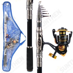 2.7m/3.3m 3000 Reel Carbon Telescopic Fishing Rod Reel Combo Sea Fishing Suit 2.7m/3.3m 3000 Reel Carbon Telescopic Fishing Rod Reel Combo Sea Fishing Suit