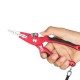2cm Fishing Pliers Aluminum Alloy Fishing Tools Braid Cutters Split Ring Pliers Hook Remover with Storage Bag