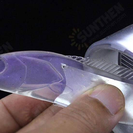 2pcs/set Transparent White Squid Ribbonfish Lure Fishing Lure Bulit-in Reflector Sea Fishing 2pcs/set Transparent White Squid Ribbonfish Lure Fishing Lure Bulit-in Reflector Sea Fishing