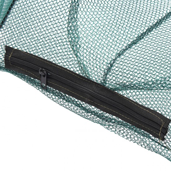 38inch 8 Holes Nylon Automatic Folding Fishing Net Shrimp Cage Crab Fish Trap Cast Net