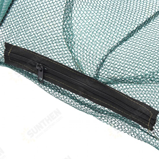 38inch 8 Holes Nylon Automatic Folding Fishing Net Shrimp Cage Crab Fish Trap Cast Net