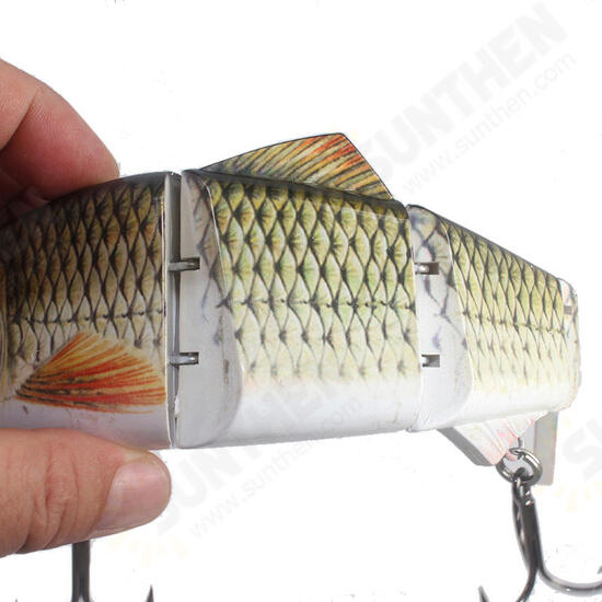 4 Segments Hard Crankbaits Lure Large Sea Fishing Submerged S Swim Posture Bait 25.5CM 135G