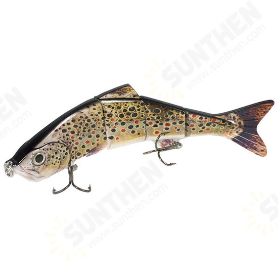 4 Segments Hard Crankbaits Lure Large Sea Fishing Submerged S Swim Posture Bait 25.5CM 135G